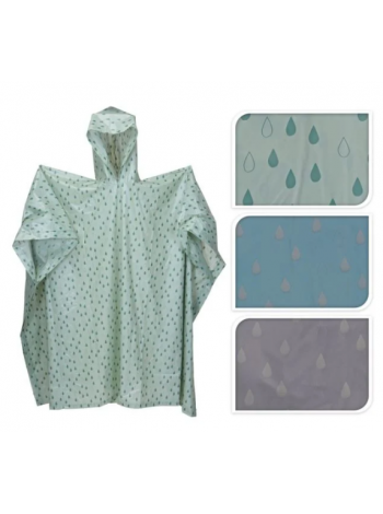 Плащ-дождевик взрослый 132х101 см  