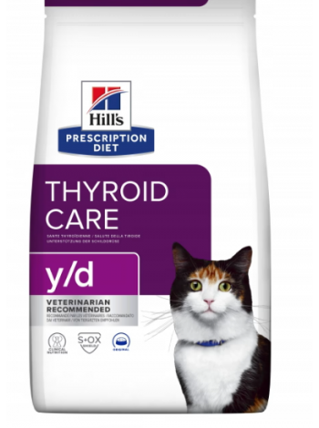 Корм для кошек Hills Diet Cat y/d Thyroid Care 1,5кг