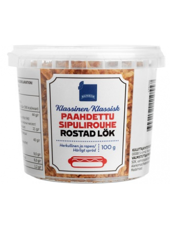 Жареный лук Rainbow Paahdettu Sipulirouhe 100г  в ведерке