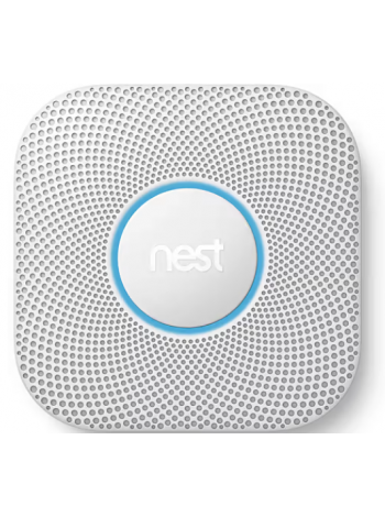 Детектор пожара и угарного газа Google Nest Protect питание от батареек