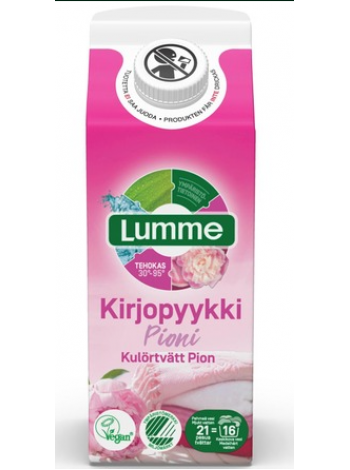 Жидкий стиральный порошок Lumme Kirjopyykki Pioni 750мл аромат пиона