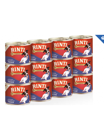 Влажный корм для собак Rinti Gold Fasan 12 x 185 г говядина