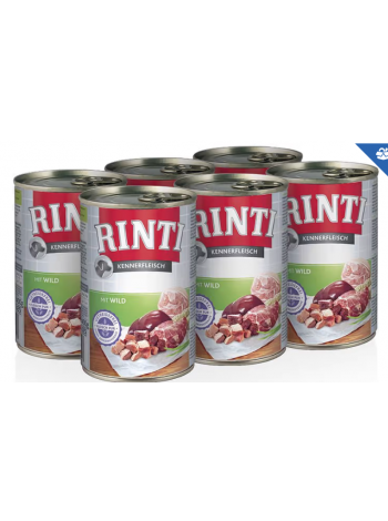 Влажный корм для собак Rinti Villisika 6 x 400 г