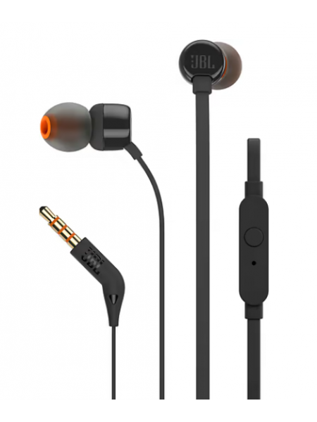 Наушники-вкладыши JBL T110 черные