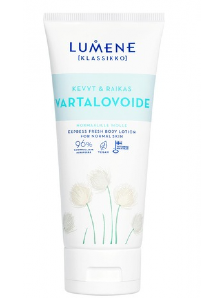 Крем для тела Lumene Klassikko Kevyt & Raikas Vartalovoide 200мл