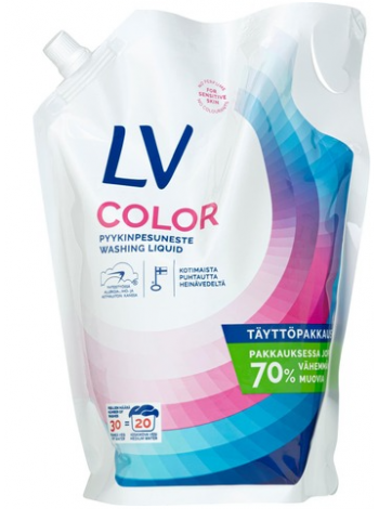 Жидкий стиральный порошок LV PYYKINPESUNESTE COLOR 1500мл для цветного белья