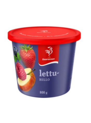 Джем с клубникой, малиной и черникой Saarioinen Lettuhillo 800г 