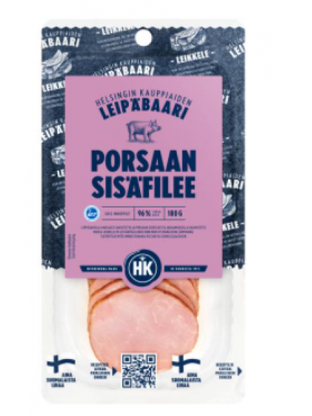 Нарезка из свиной вырезки HK porsaan sisäfilee 180г без лактозы
