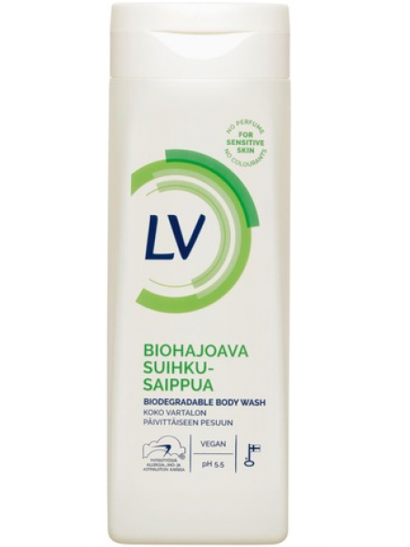 Биоразлагаемое мыло для душа LV Biohajoava suihkusaippua 250мл