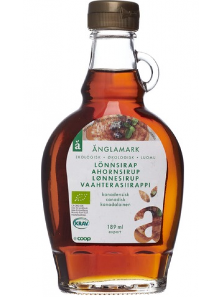 Органический кленовый сироп Änglamark Luomu Vaahterasiirappi 189мл