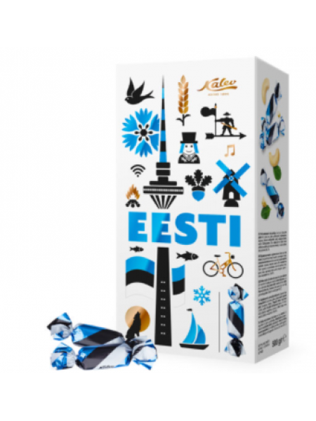 Конфеты Эстонские пралине с орехами кешью KALEV EESTI 500г