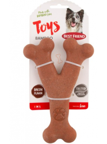 Игрушка для собак Best Friend Bamboo Koiran Purulelu Lajitelma со вкусом курицы или бекона