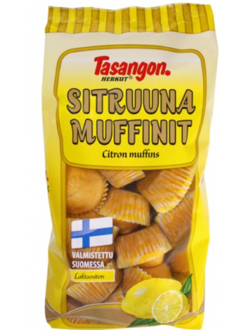 Маффины лимонные Tasangon Herkut Sitruuna Muffinit 400г без лактозы