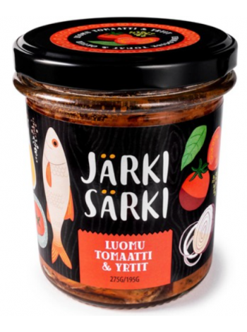 Жареная плотва в томате Järki Särki Luomutomaatti & Yrtit 275/195г 