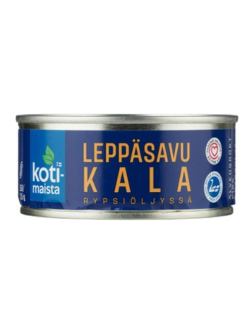 Копченый карп в рапсовом масле Kotimaista Leppäsavustetut Särkikalat Rypsiöljyssä 150 /115 г