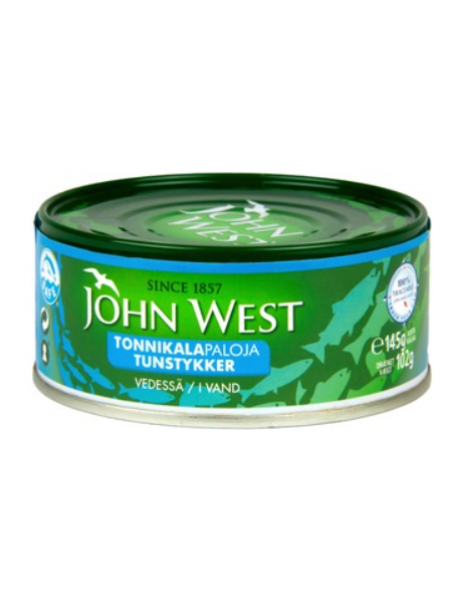 Тунец в воде John West Tonnikalapalat Vedessä 145/102г