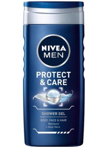 Гель для душа Nivea Men Protect & Care 250мл защита и уход