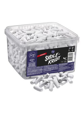 Классические лакричные конфеты Fazer Skolekridt 2000г