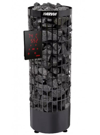 Электрическая банная печь Harvia Cilindro PC70XE steel нержавеющая сталь черный