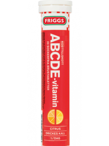 Шипучие витамины Friggs ABCDE 20шт