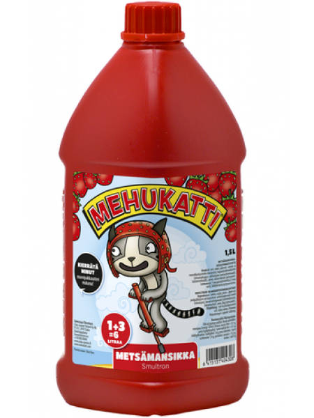 Концентрат сока Mehukatti Metsämansikka 1,5л земляника