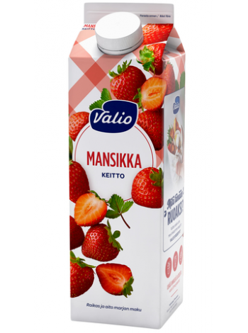 Кисель Valio Mansikka Keitto 1л клубника