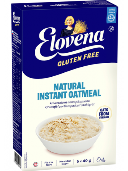 Каша быстрого приготовления Elovena Gluten Free Natural 5х40г без глютена