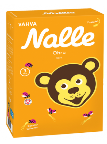 Ячменные цельнозерновые хлопья Nalle Ohra Täysjyvähiutale 700г  