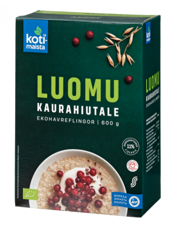 Органическая овсяная каша Kotimaista Luomukaurahiutale 850г