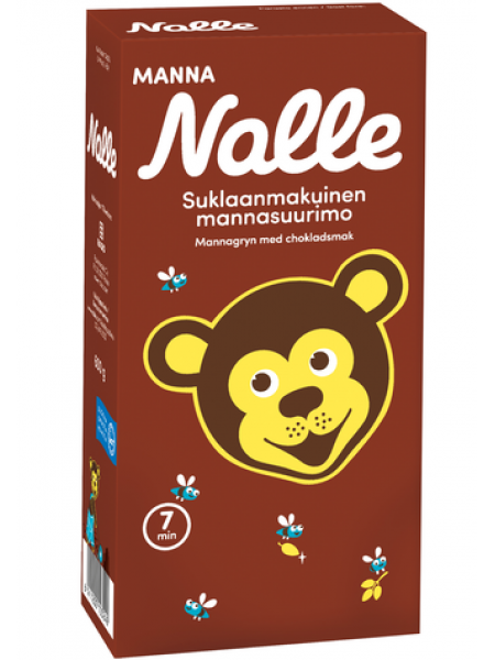 Манная каша Nalle Suklaanmakuinen Mannasuurimo 600г с шоколадом