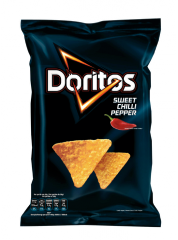 Кукурузные чипсы Doritos Sweet Chilli Pepper со сладким перцем чили 170г