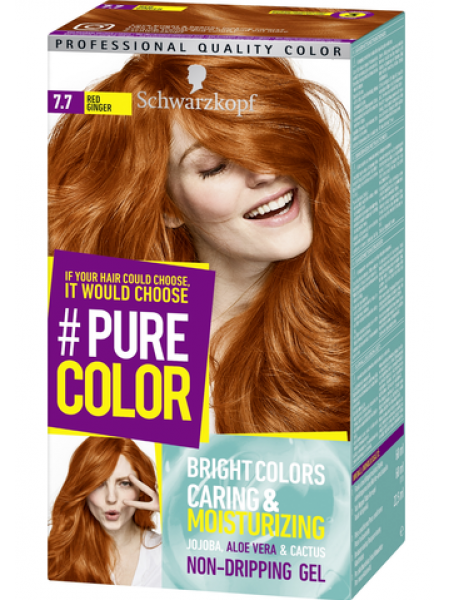 Краска для волос Schwarzkopf #PureColor № 7.7 Red 