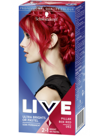 Краска для волос Schwarzkopf LIVE Ultra Brights Pillar Box Red №92