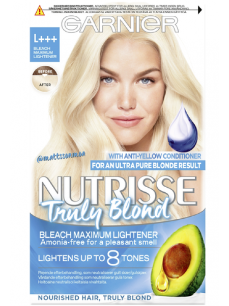 Краска для волос Garnier Nutrisse Truly Blonde L +++ ультро сильное отбеливание