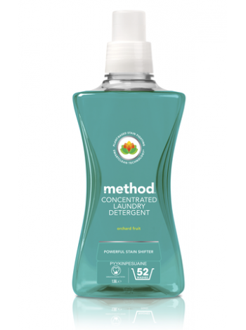 Концентрированный стиральный порошок для белого и цветного белья Method Orchard Fruit 1560мл