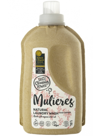 Гель для стирки Mulieres 1,5л с ароматом розы для чувствительной кожи