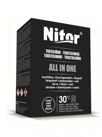 Текстильная краска Nitor All in One 350г черная