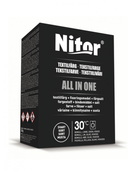Текстильная краска Nitor All in One 350г черная