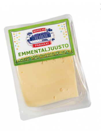 Сыр в нарезке без лактозы Maatilan Parhaat Emmental 250г