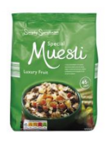 Мюсли Special Muesli Luxery Fruit  750г с фруктами