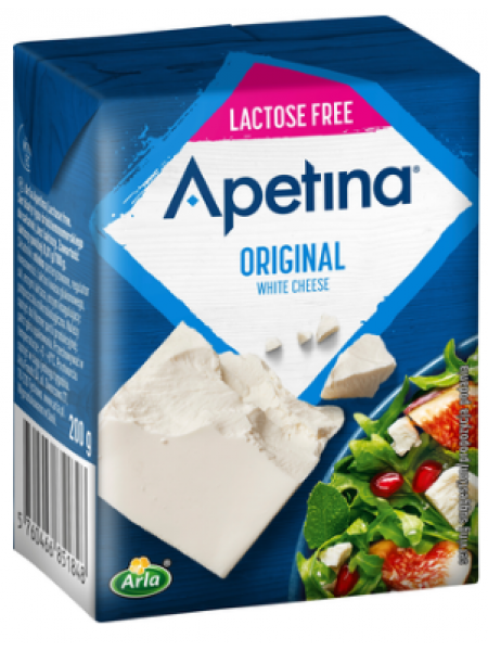 Сыр фета в рассоле Apetina Original Laktoositon 200г без лактозы