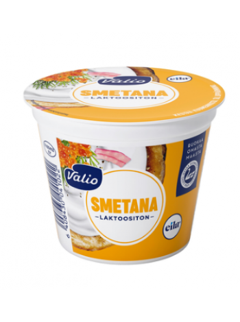Сметана Valio smetana laktoositon 120г без лактозы