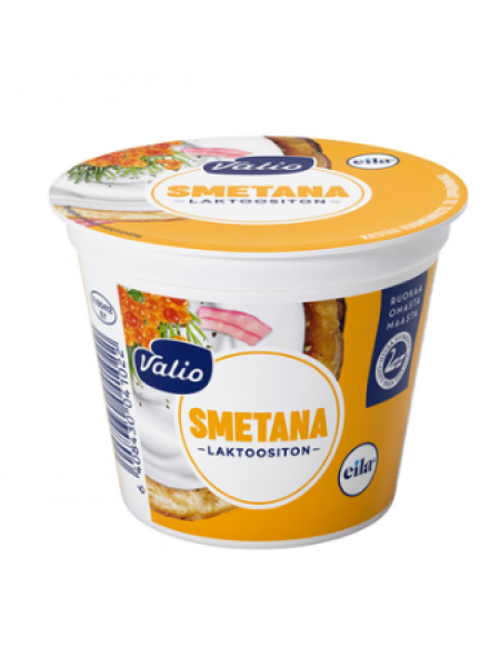 Сметана Valio smetana laktoositon 120г без лактозы