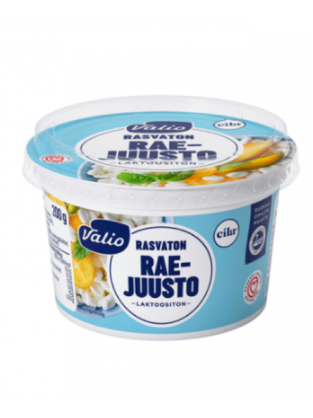Творог без лактозы Valio raejuusto rasvaton laktoositon 200г