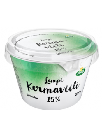 Сметана без лактозы Arla Lempi kermaviili 200г 15%