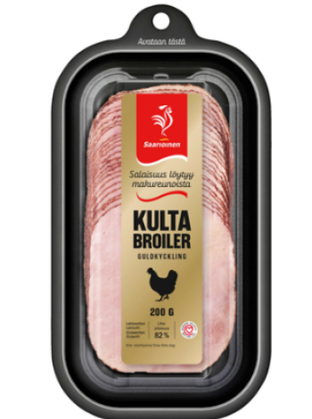 Ветчина куриная Saarioinen Kultabroiler 200г в нарезке