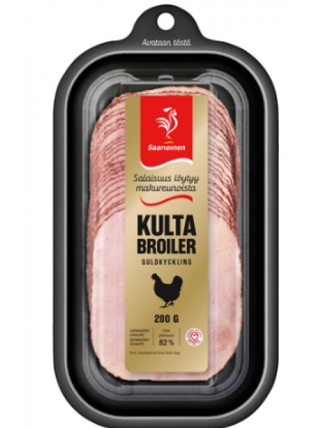 Ветчина куриная Saarioinen Kultabroiler 200г в нарезке