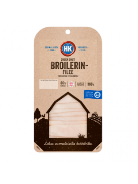 Куриная ветчина HK Ohuen Ohut Broilerinfilee 300г в нарезке