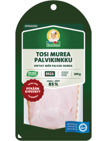 Ветчина Snellman Tosi murea palvikinkku 200г в нарезке