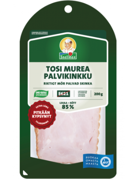Ветчина Snellman Tosi murea palvikinkku 200г в нарезке